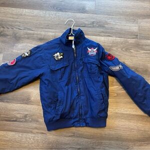 Disney Navy Jacket with Authentic Label